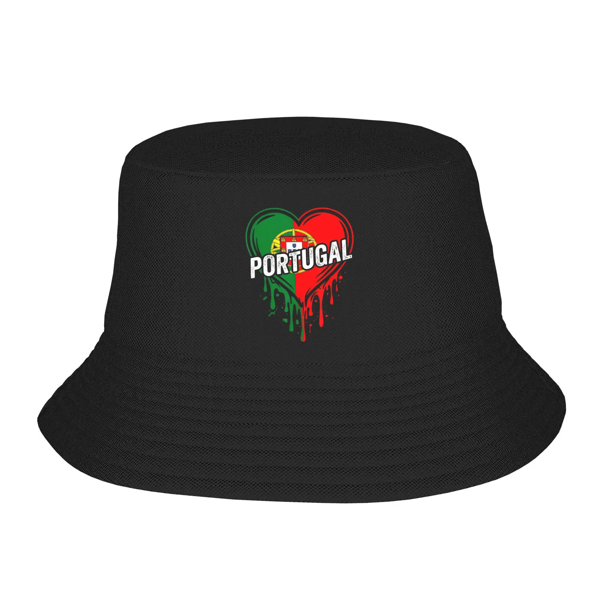 Chapeau Bob d'été avec drapeau du Portugal pour hommes et femmes, casquette de pêcheur, chapeau de pêcheur pour l'extérieur 1