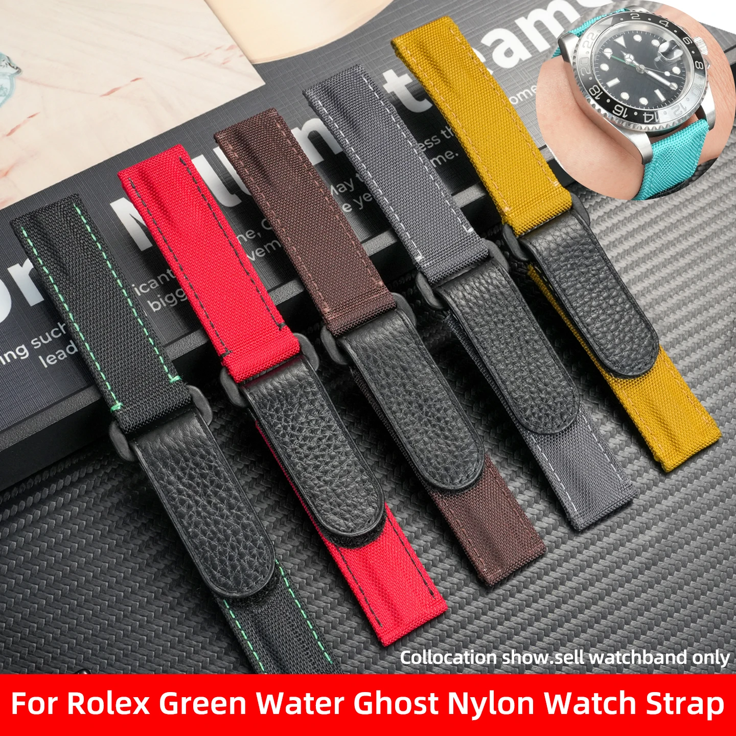 20mm Universal Nylon Canvas Watch Strap - Durable and Stylish Design