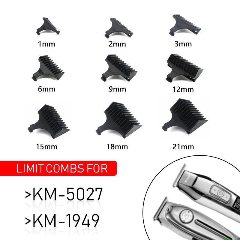 Hair Trimmer Limit Comb Universal Guards Hairdresser Hair Cutting Guide For Kemei KM-5027 1949 5098 9163 5021 Etc. hair trimmer hair cutting combs