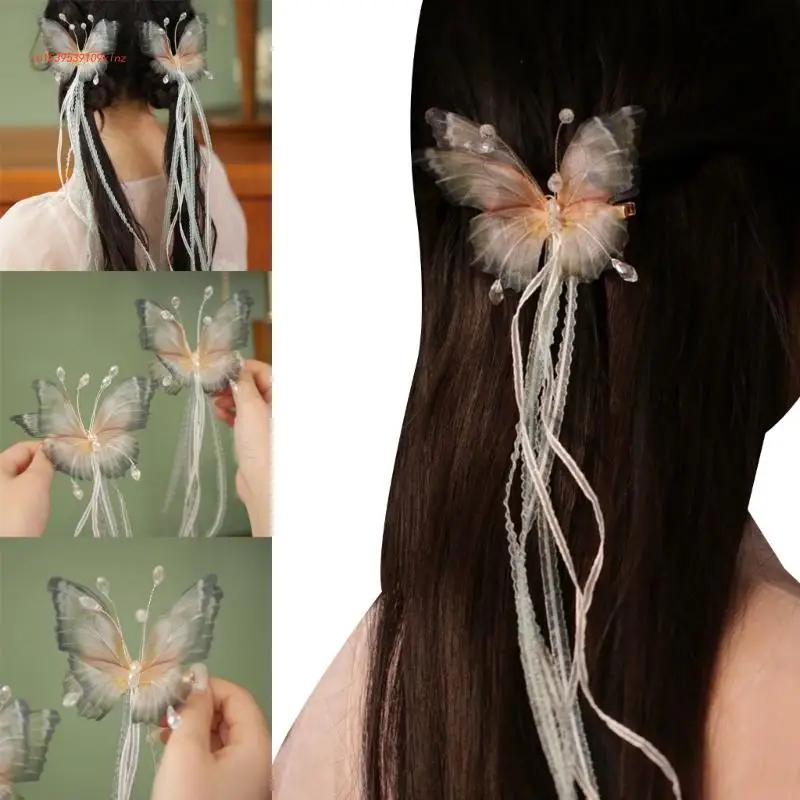 

Hanfu Cosplay Hair Clip for Girls Chinese Style Cute Teens Hair Clip