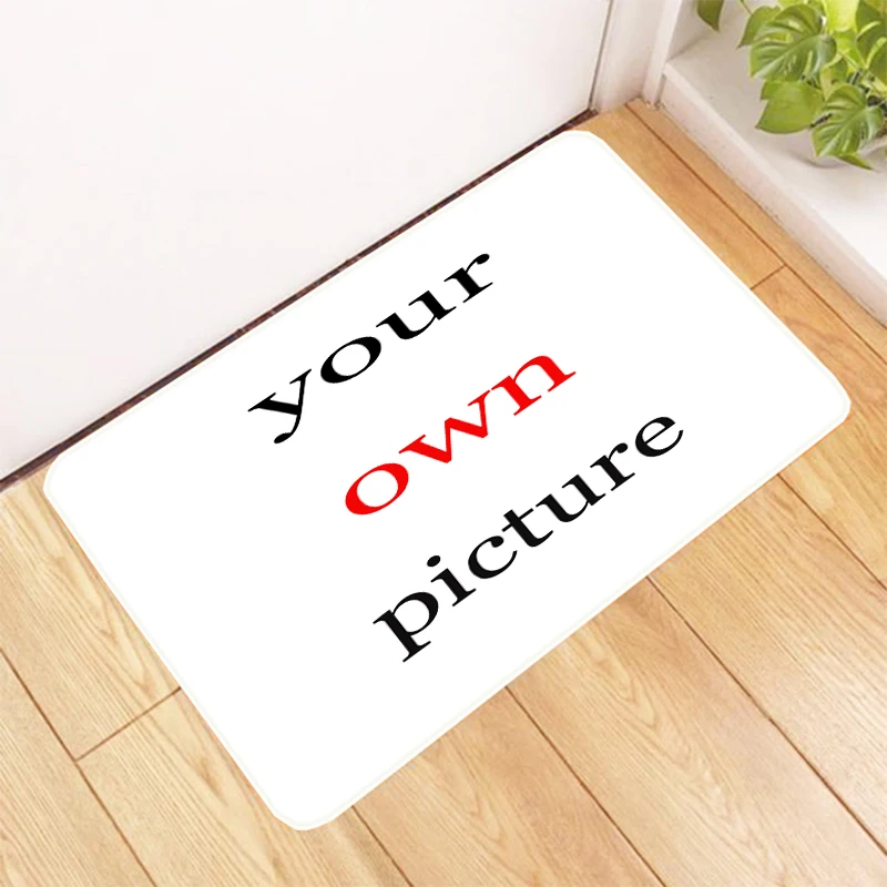 

custom Carpet DIY Bath Mat Prayer Rug Living Room Rugs Entrance Door Balcony Decorations Doormats Kitchen Decoration Doormats