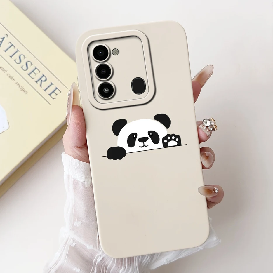 Luxury Candy Painted Soft TPU Phone Case for Tecno Spark 8C and Spark Go 2022