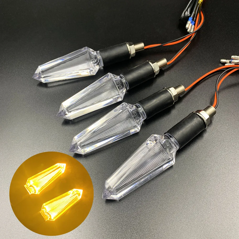 

2pcs Motorcycle Turn Signal Lights Flowing Flicker Led Blinkers for Yamaha fz1 fazer fz8 xj6 fz6 mt-09 FZ-09 mt07 mt-07
