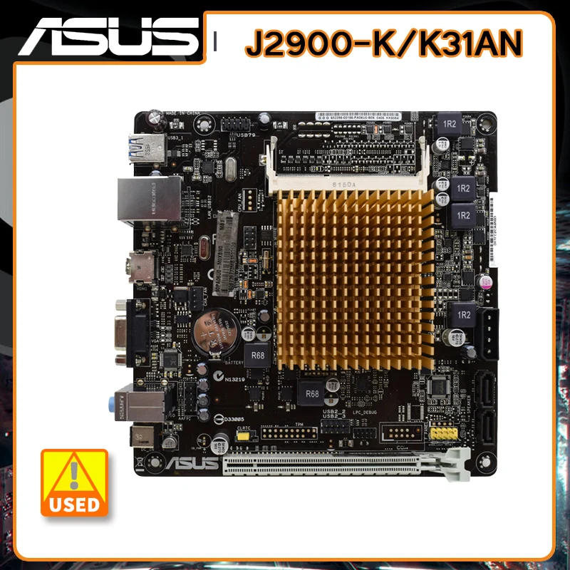 Mini ITX Motherboard ASUS J2900 K/K31AN Motherboard Integrated J2900