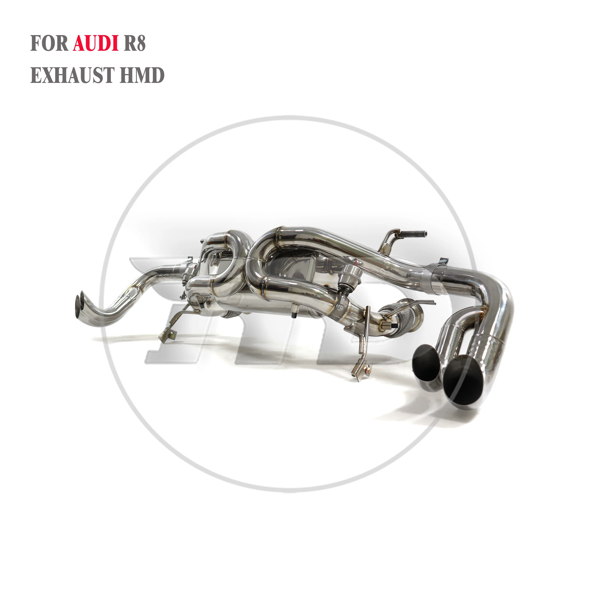 

HMD Stainless Steel Exhaust System Performance Catback For Audi R8 V10 OPF Version 2021+ Muffler With Valve