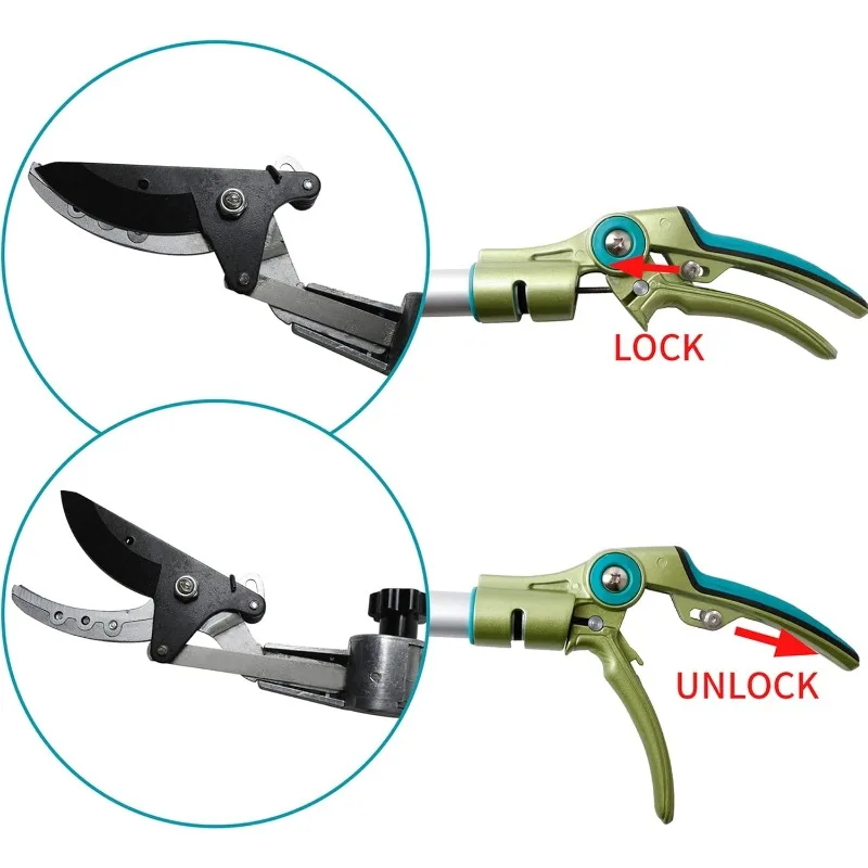 Aluminum Extendable Tree Pruner, 3.67-5.45 FT 5