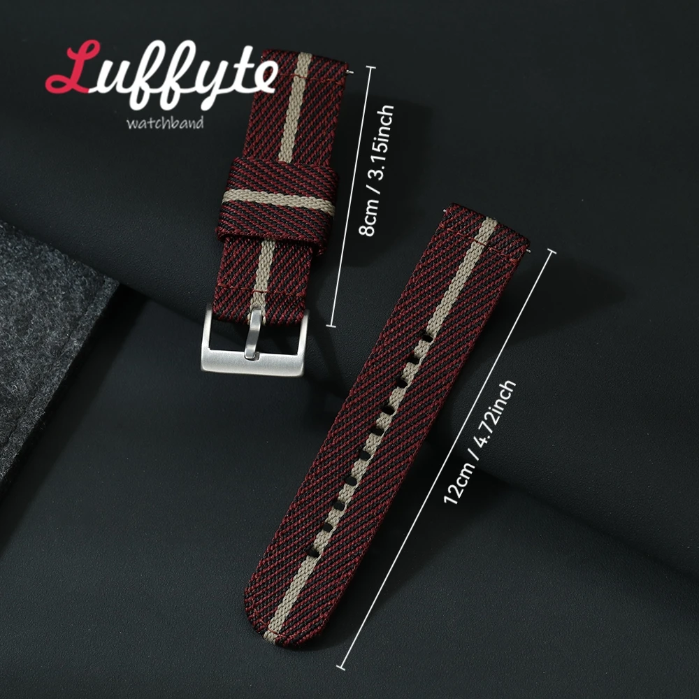 Versatile Quick Release Nylon Watch Strap - Durable Military Sport Bracelet