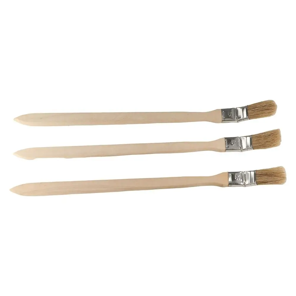 Long Handle Elbow Marine Paint Brush Solid Wood Handle Cleaning Tool Elbow Paint Brush Wall Painting Mixed Pig Mane Hair