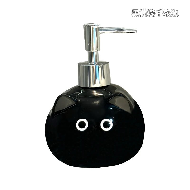 Ceramic Siamese Cat Liquid Soap Dispenser