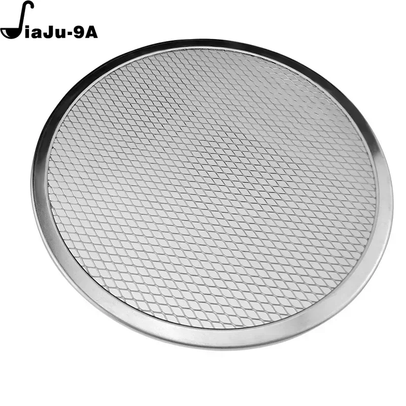 Aluminum Thickened Pizza Baking Pan pizza bakeware Mesh Kitchen Pizza Tool Grill Tool Mesh Screen Fitting Baking Mould Accessories
