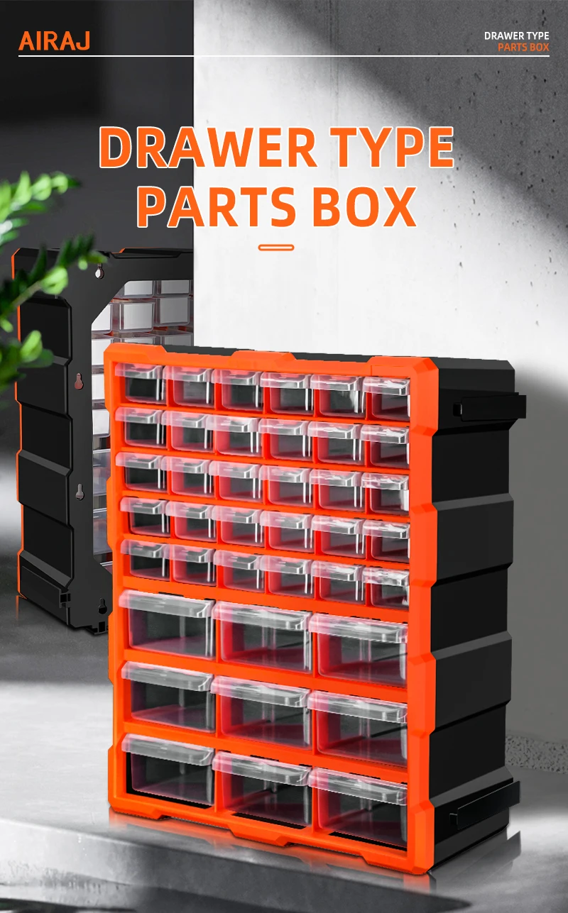 Airaj Transparent Plastic Storage Box view 1