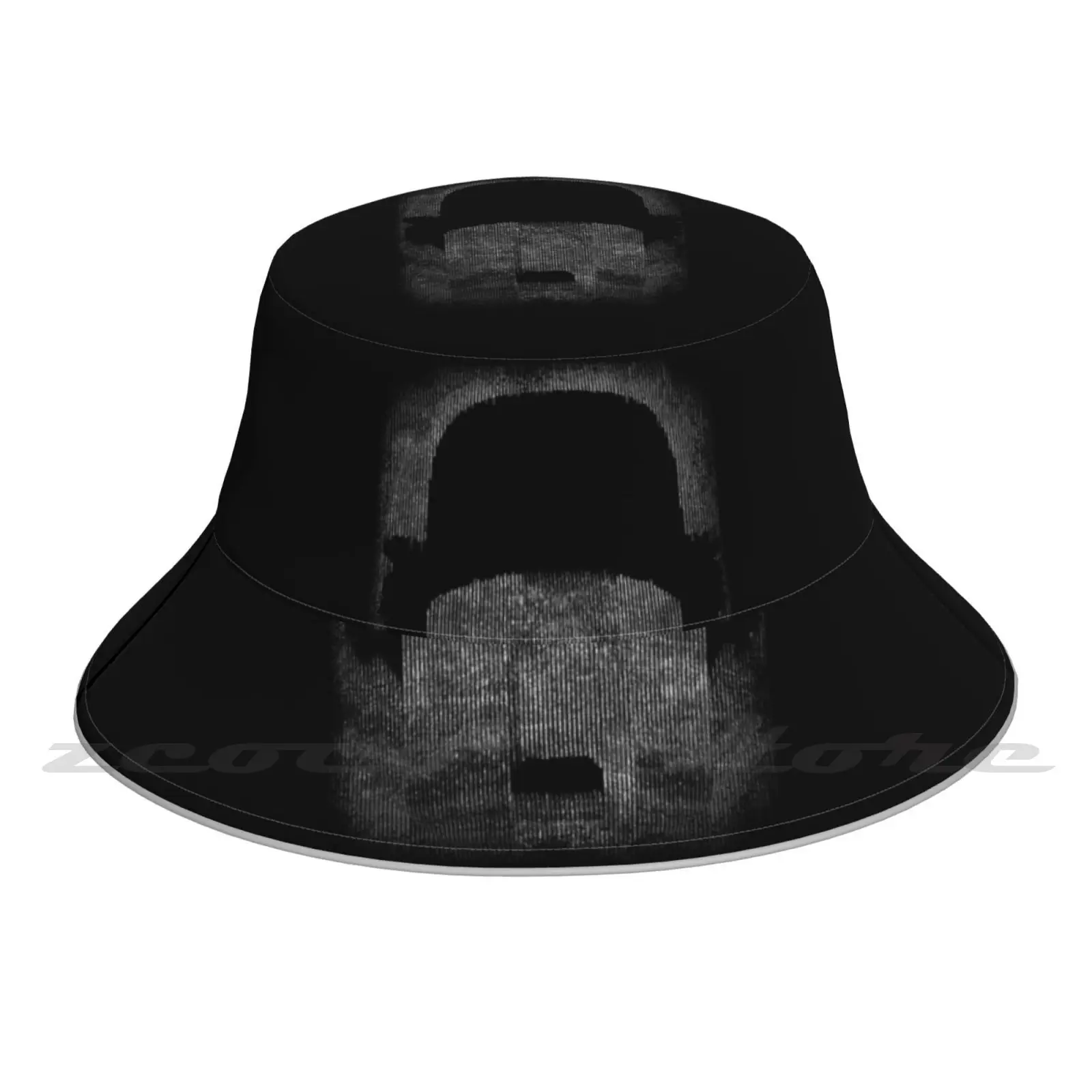 

Hat And Moustache Bucket Hat Fashion Soft Personalized Pattern Gift Cap Movie Classic Silent Film Black And White Comedy