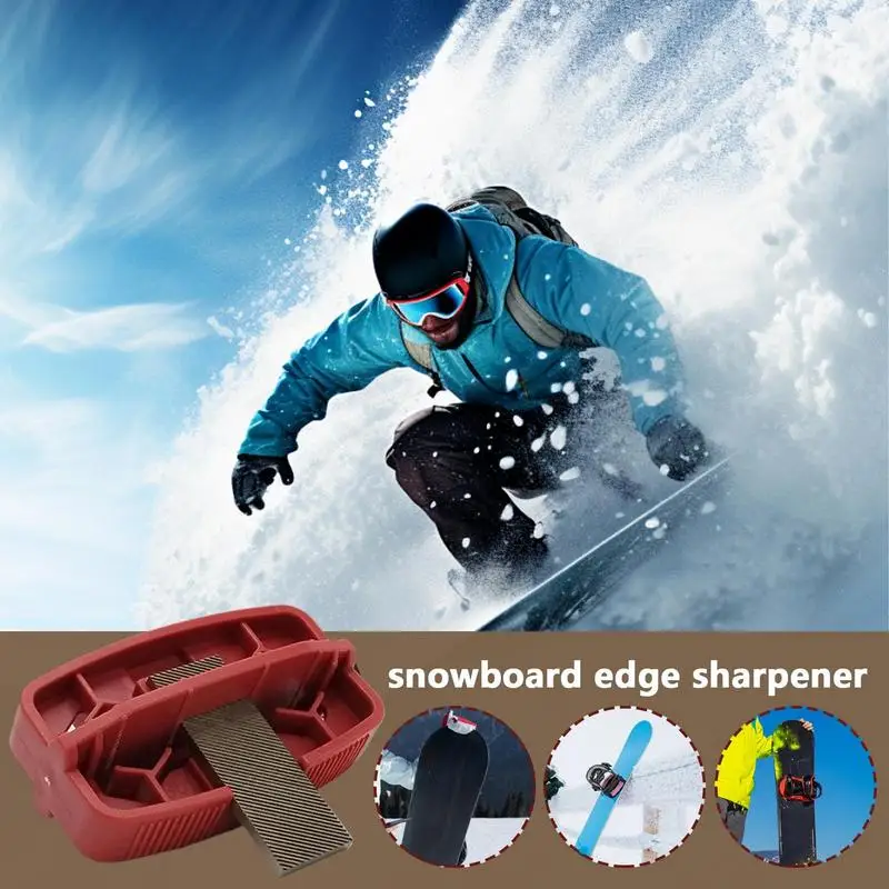 Snowboard Side Edge Sharpener Polishing maintenance Tool Multi-angle edge trimmer for ski rust removal and burr Sports Accessory