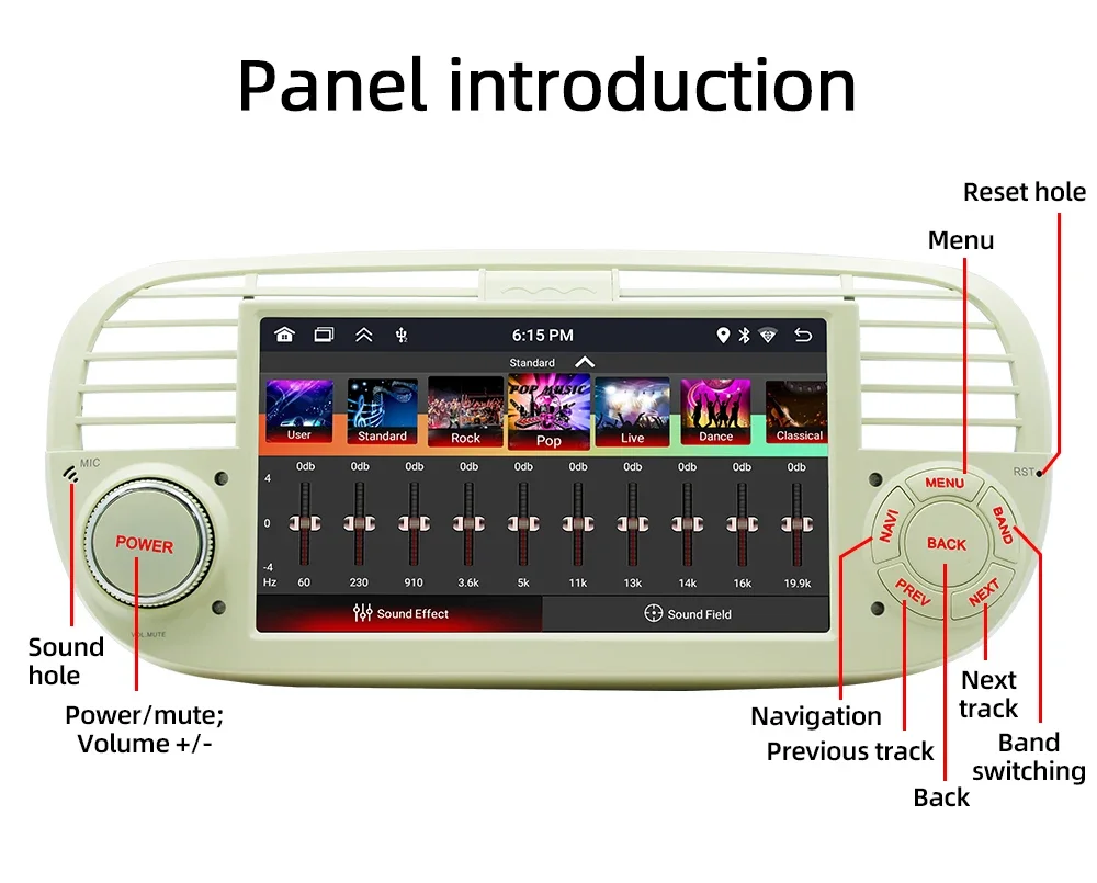 S6bf17e0003bb4901a9e4f5ab27a542c9F 1Din Android Car Radio Player for Fiat 500 Abarth 2007-2015 Carplay GPS Navigation Autoradio RDS DAB Car Multimedia Player