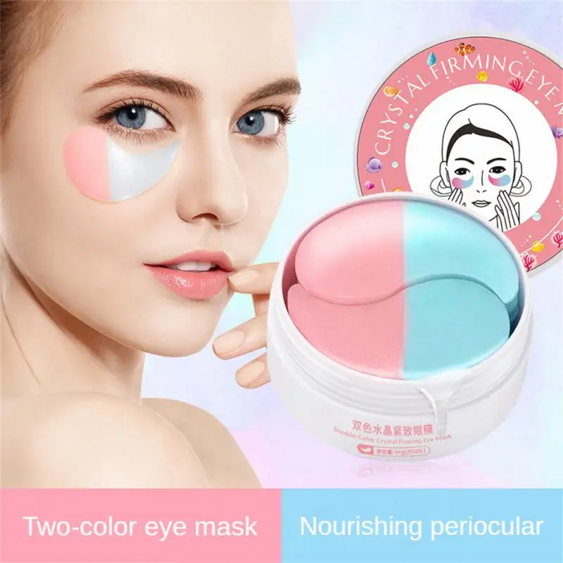 60pcsCrystalCollagenEyePatchesMoisturizingFadeFineLinesEyes