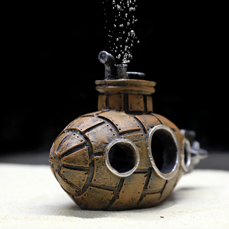 Fish Tank Aquarium Decorative Housing Ornaments Submarine Fish Tank Landscaping Breeding House Spawning 1 PC Random Color fish tank ornaments fish tank decorations aquarium ornaments mini landscape ornaments