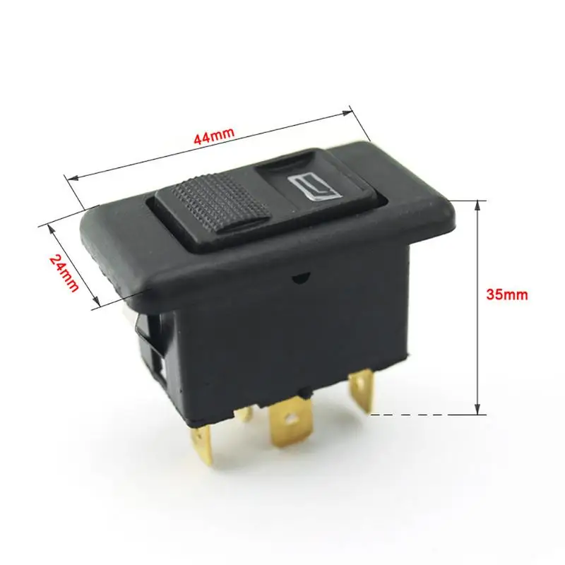 4 In 1 DC 12V 5 Pin Car Power Window Switch With Wiring Harness Socket - Foto 8