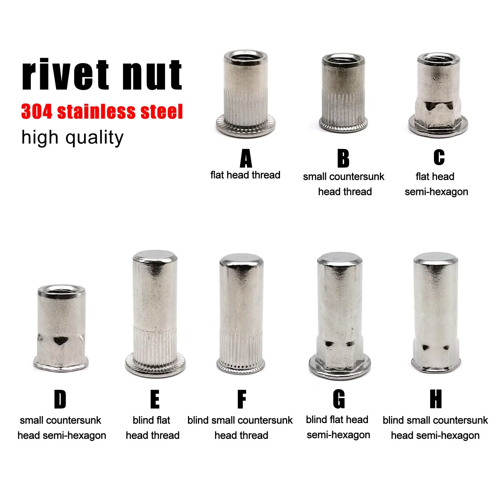 thumbnail interactive-video image 1 of 312pc Aluminum Solid Rivets Assortment - M2.5 To M8 Sizes For Boats & Trailers 1 of 2