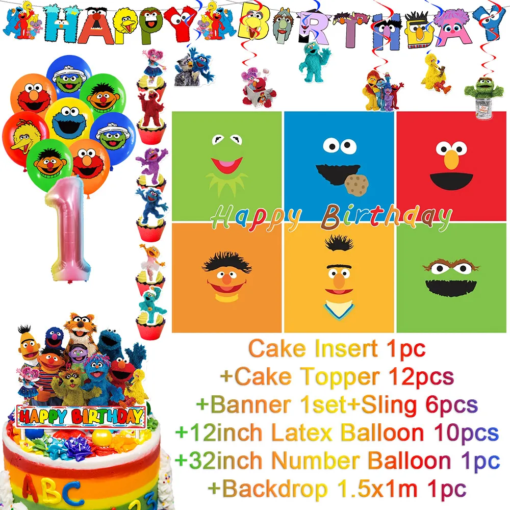 Singen voce animali che cantano geburtstags feier dekoration liefert ballon hintergrund banner kuchen topper junge kind geschenk foto requisiten – Detail 27