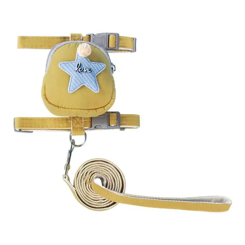 

Рюкзак для собак, комплект с ремнями, милый рюкзак для домашних животных с пятью звездами, декоративный жилет для собак, рюкзак для ежедневной ходьбы, бега