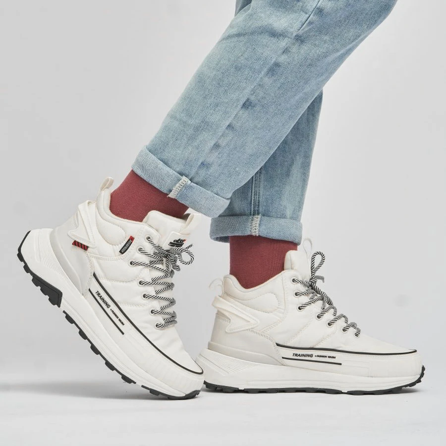 Baasploa Women Plush Shoes Winter Boots Non-Slip Female Waterproof Outdoor Shoes Warm Sneaker Snow Boots Comfortable 2023