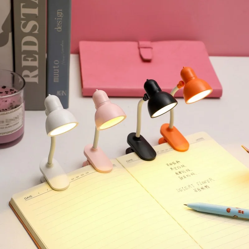 Small Bookshelf Night Light Desk Lamp LED Battery Powered Reading Desk Bookshelf Light