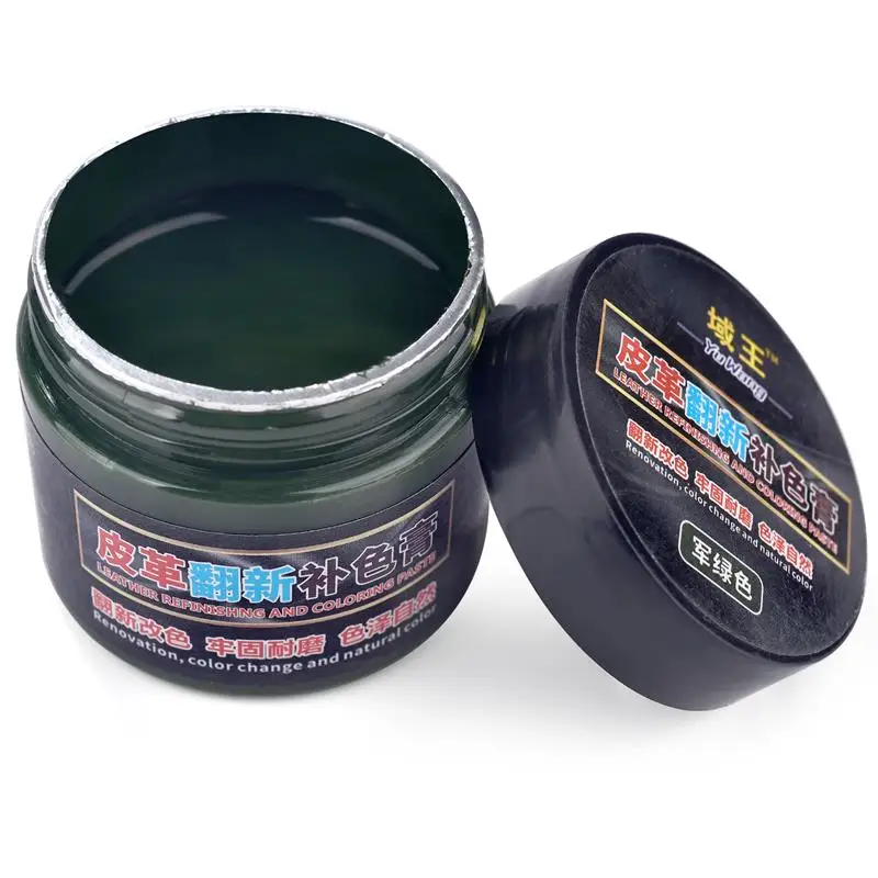 Leather Dye and Restoration Paint - 50ml Brown for Shoes, Bags, Sofas, and Car Seats