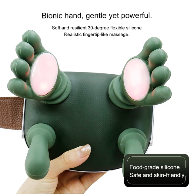 NEW Bionic Finger Neck Shoulder Massager Portable Deep Tissue Kneading Back Massager Rechargeable Full Body Relax Perfect Gift 2