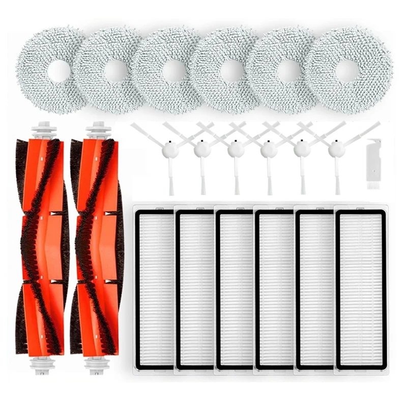 

Аксессуары для робота-пылесоса Xiaomi S10 + / S10 Plus, основная боковая щетка, Hepa фильтр, Швабра, тканевые накладки, аксессуары