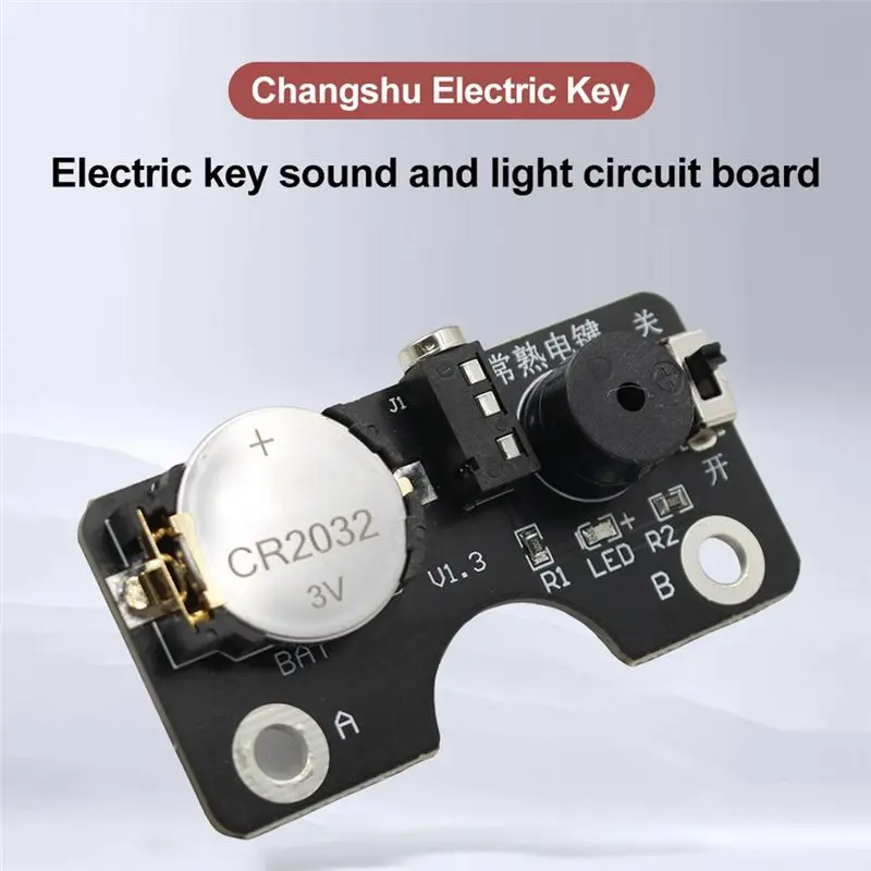A12E-Vband-Keyer 커넥터용 새로운 CW 트레이너 라이트 및 사운드 회로 기판 CW 모스 키 훈련 연습용 CW 트레이너