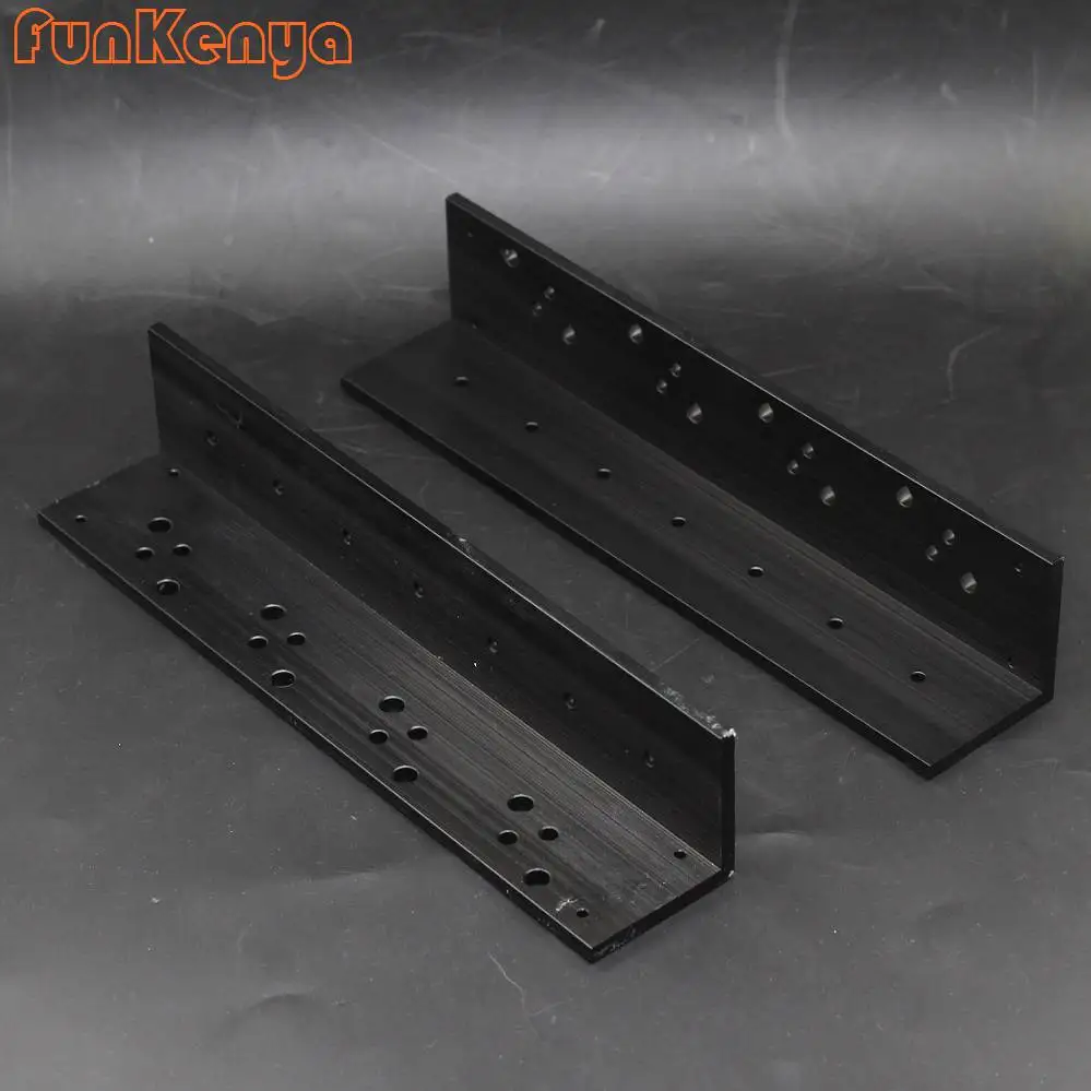 

2 Pieces DIY Brushed Aluminum Angle Enclosure Amplifier Board Heat Dissipation 50x50x250mm MJ2001