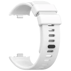 Enhanced Watch Strap and Protective Cover with Tempered Glass Screen Protector (13 white)