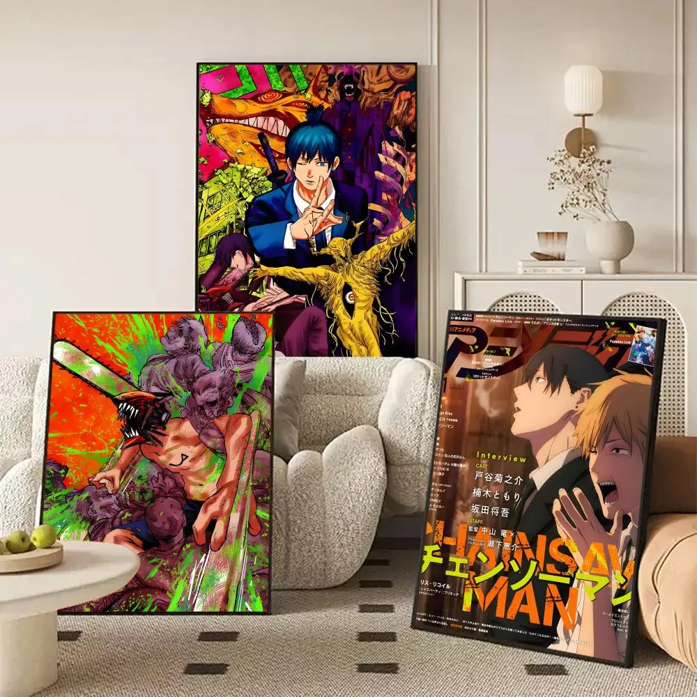 Waterproof HD Anime Art Poster - Self-Adhesive and Fade Resistant Wall Decor