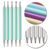 5Pcs Dual-Ended Nail Art Dotting Tools, with 10 Different Sizes for Dotting, Marbleizing & Painting Manicure Kit 1
