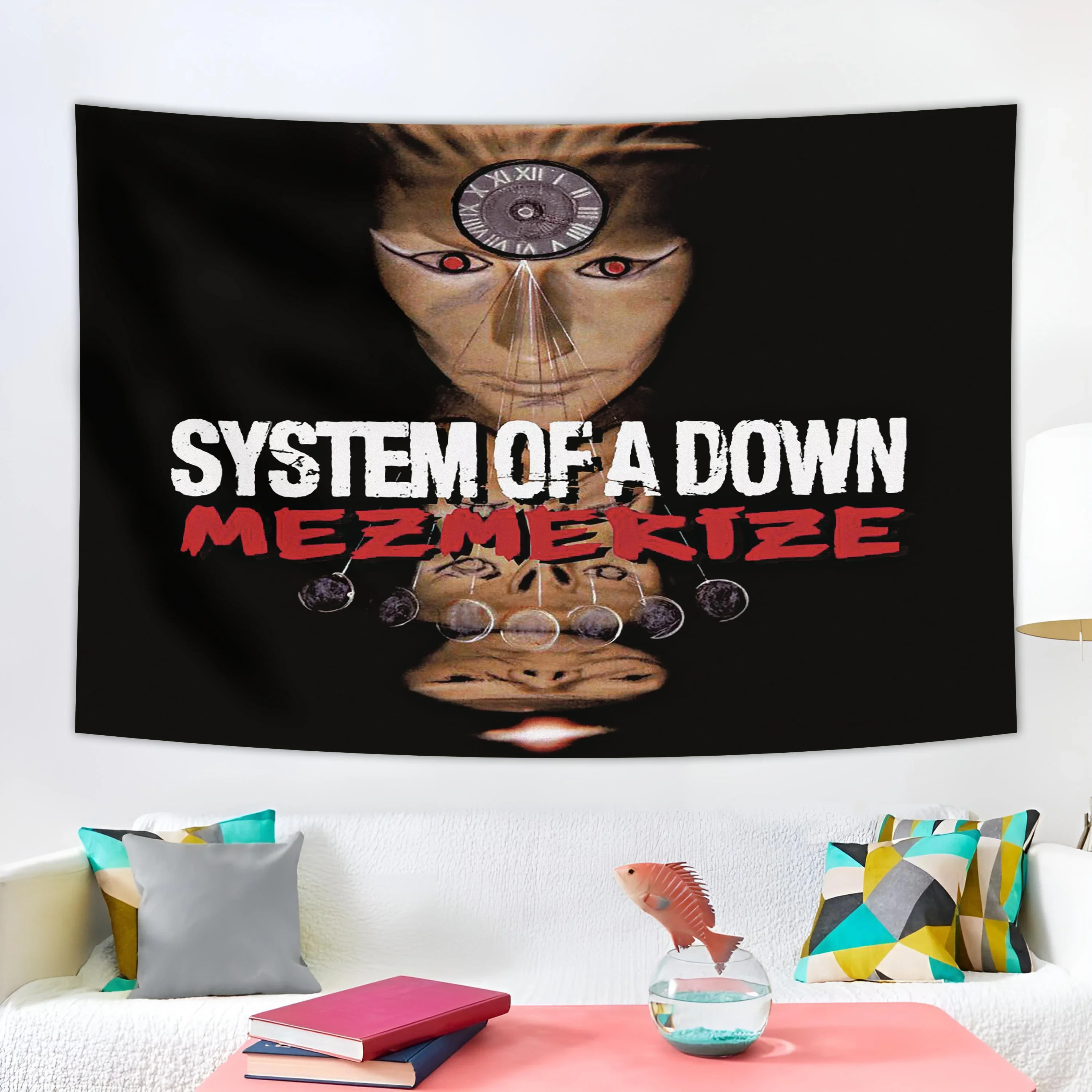 3x5 Ft Rock System Band of A Down Tapestry Album Tapestry for Bedroom Party College Dorm Rooms Decor for boys tapestry decor