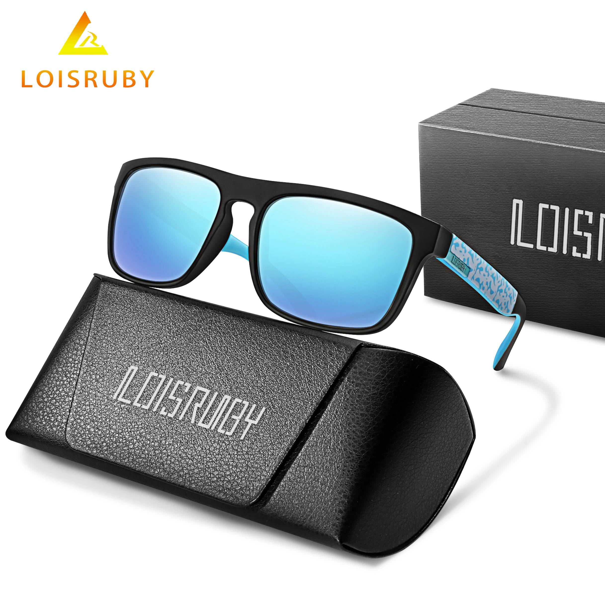 LOISRUBY Brand Design Square Sunglasses Men Polarized Sun Glasses UV400 Sunglasses Women Shades oculos de sol masculino_voghion.com