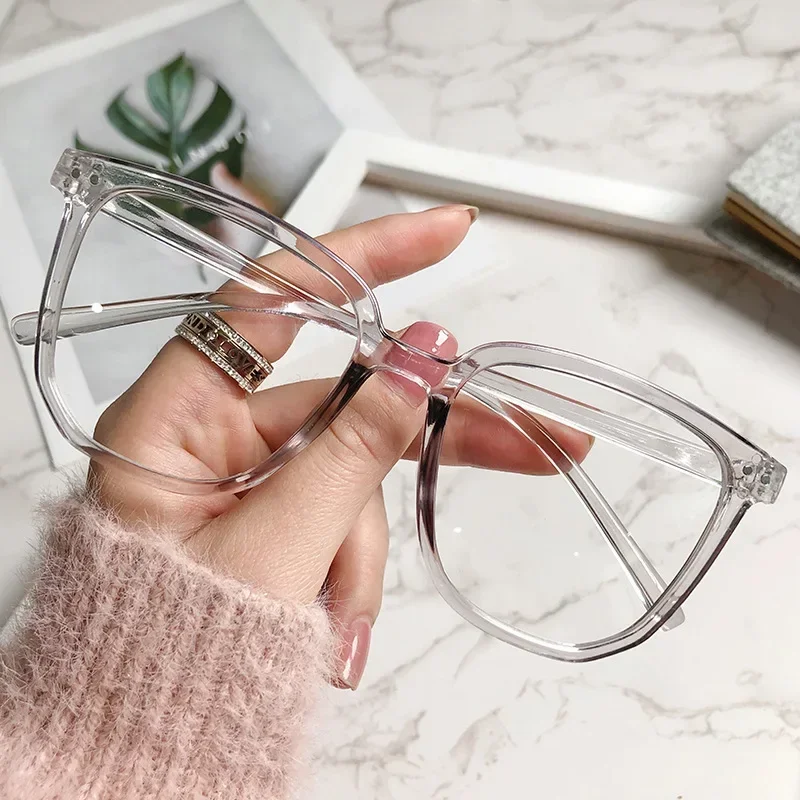 Women Anti Blue Light Myopia Glasses Men Computer Eyeglasses Vintage Optical Goggles Spectacles Diopter 0-1.0 1.5 2.0-2.5-4.0