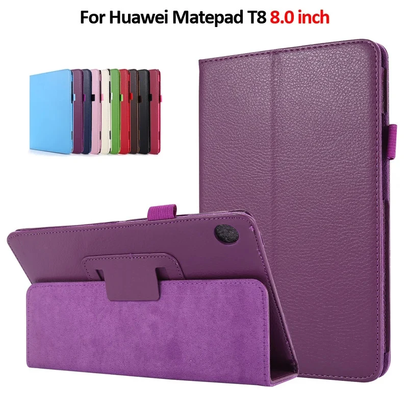 HUAYIJIE Custodia Tablet Per Huawei MatePad T 8 (2020) – Cover Con Supporto, Pelle Sintetica Morbida, Modelli Kob2-W09 E Kob2-L09