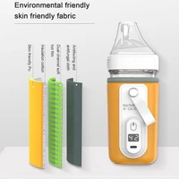 J15U USB Baby Bottle Warmer Milk Warmer Infant Feeding Bottle Insulation Cover Thermostat Warmer Bag Infant Portable Travel