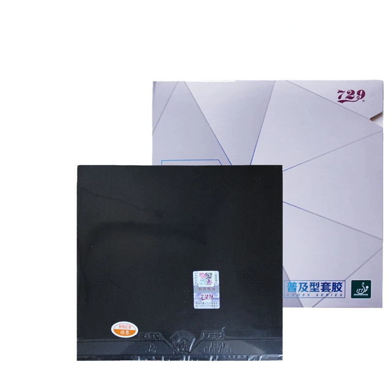1Pc Friendship 729 Table Tennis Rubber Sheet Black Red Series Tacky Pimples In Ping Pong ITTF Approved