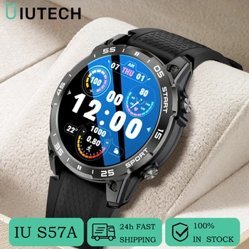 IUTECH S57A Smart Watch Men Women 1.43inch Touch Bluetooth Connect Electronic Watches Sport Fitness For Android IOS Smartwatch