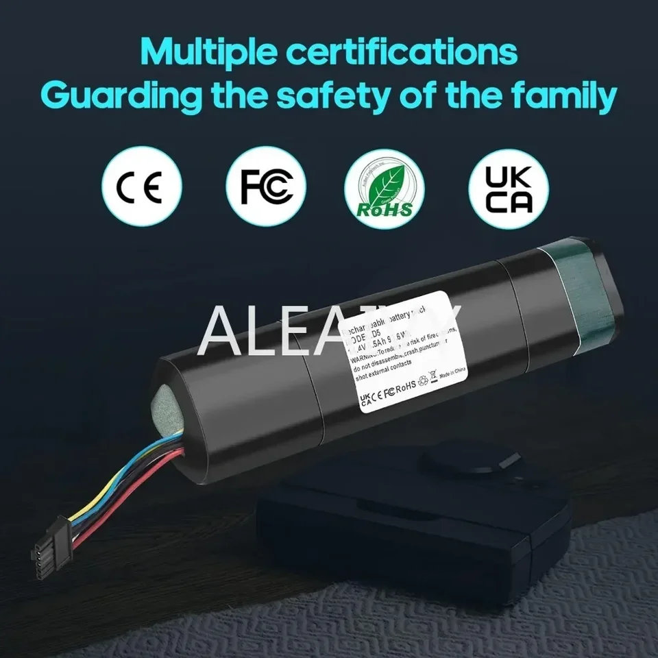 Batteria 6500mAh 14.4V Per Neato Robotics D3, D4, D5, D6, D7 - Ricambio 205-0011, 945-0225 - Foto 11
