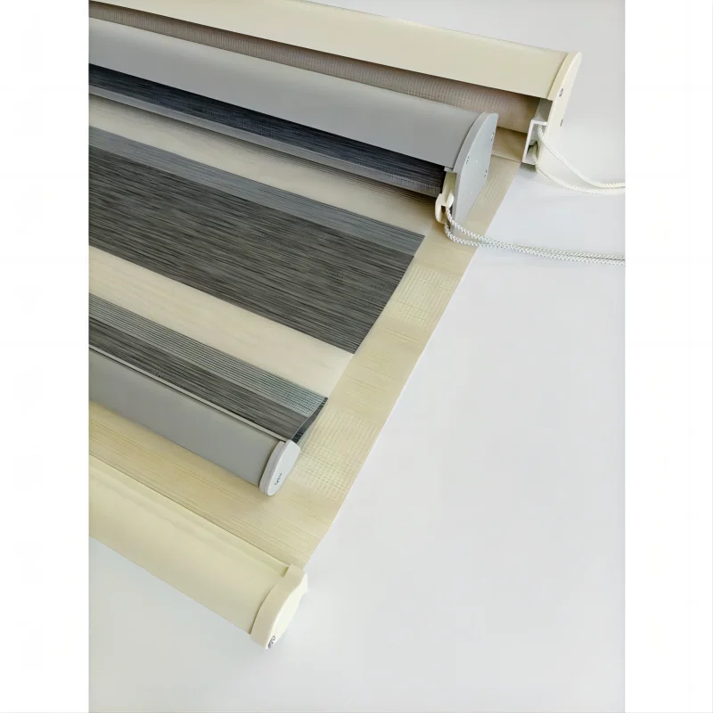 

Zebra Blinds Double Layer Window Roller Shade zebra blinds window roller blinds blackout silent motor
