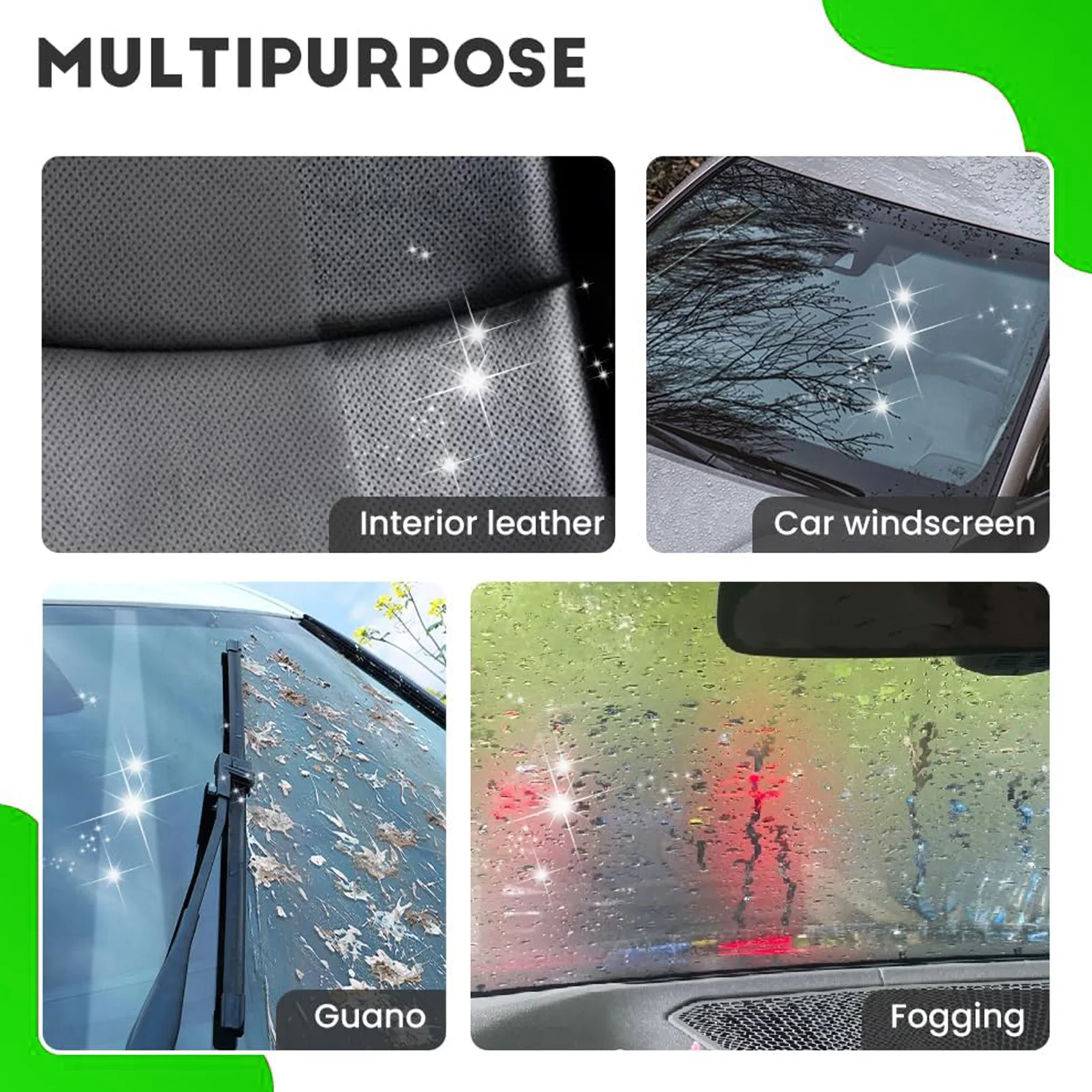 Car Windshield Oil Remover Powerful Windshield Cleaner Oil Film Remover Glass Polishing Agent Brush Car Maintenance Tools new 5