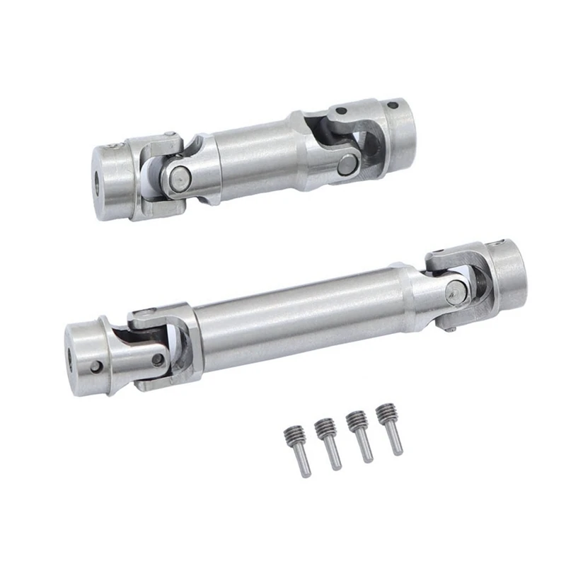 

2 шт. приводной вал из нержавеющей стали CVD Driveshaft 9751 для Traxxas TRX4M 1/18 RC Гусеничный автомобиль, обновленная Замена