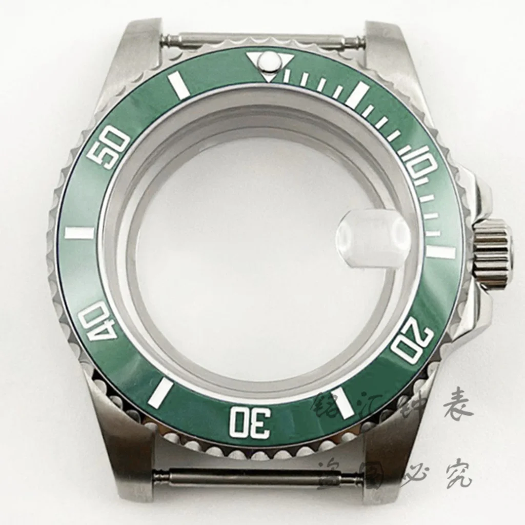 Deep Blue Bezel 40MM Diver Watch Case with Waterproof Sapphire Crystal