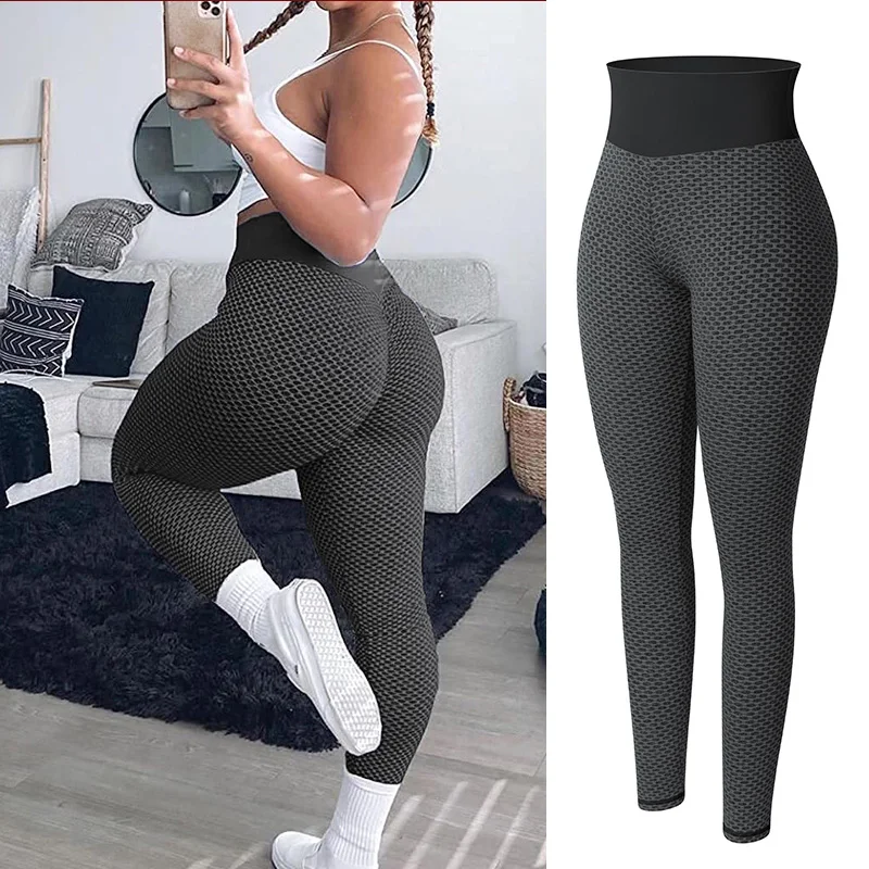 carhartt leggings Women Anti Cellulite Leggings High Waist Fitness Push Up Scrunch Butt Lifting Legging Seamless Ruched Hip Enhancer Fit Clothing thermal leggings