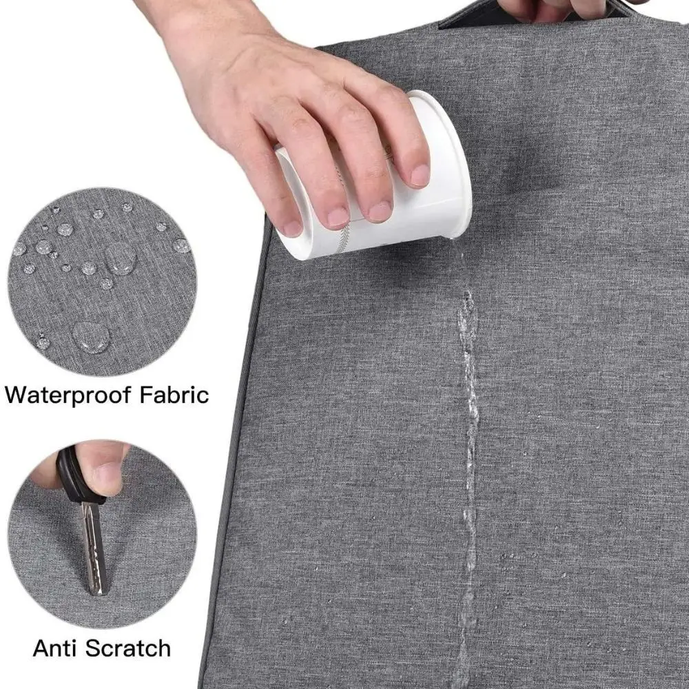 New Shockproof Laptop Sleeve Case Large Capacity Handle Laptop Handbag Ultra Thin Notebook Cover Business