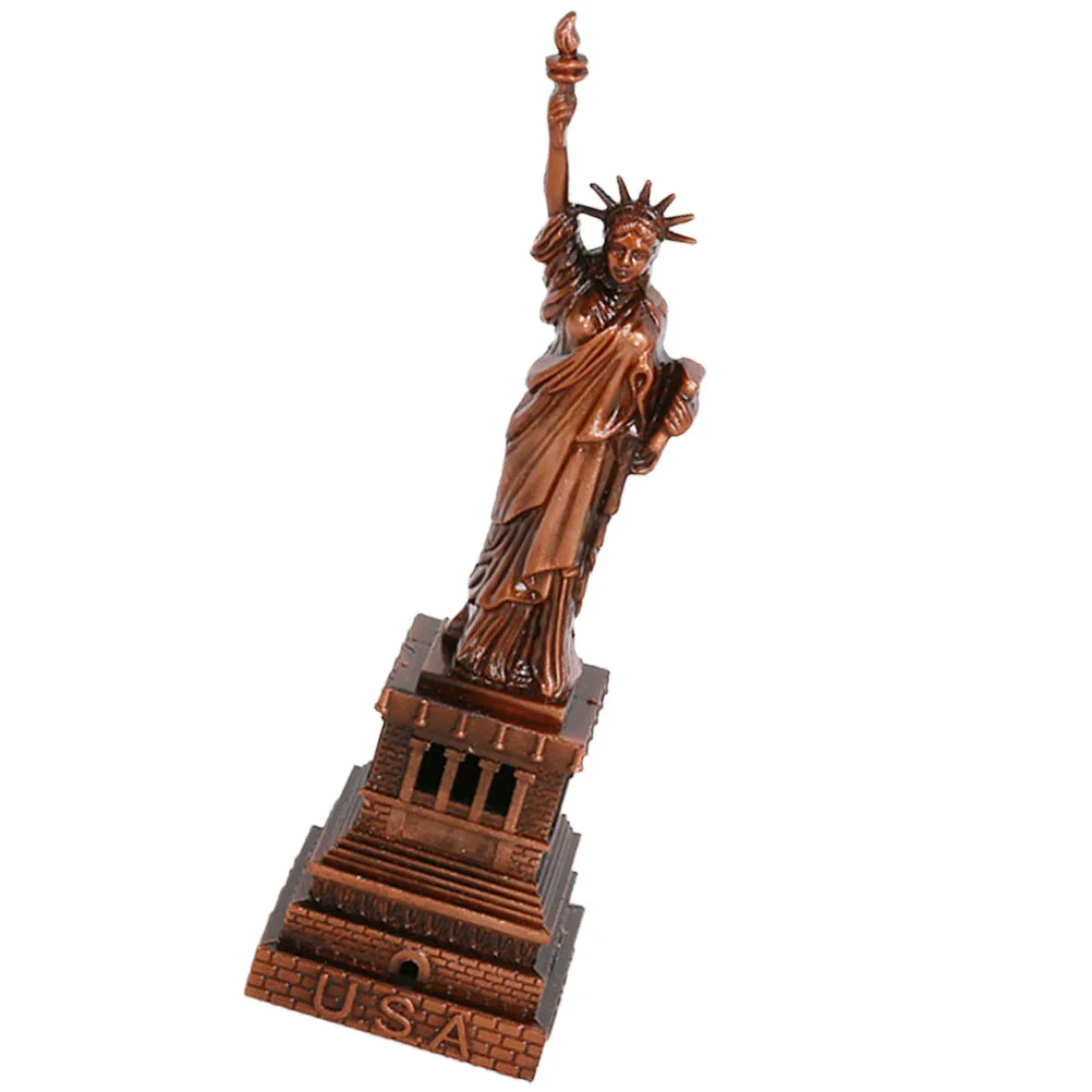 

Statue of Liberty Office Decor Bookshelf Ornament Metal Statue Of Liberty Decor