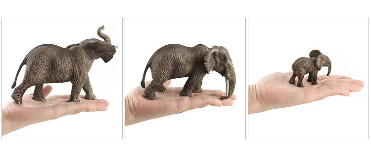 Elefant Action Figur Spielzeug afrikanische Elefanten Souvenir Home Auto  Dekoration Ornament Spielzeug für Kinder lernen Tiermodell